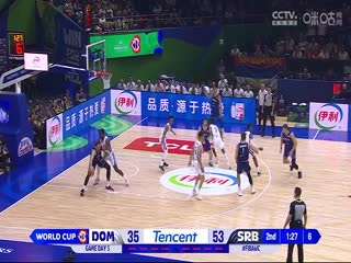 男篮世界杯 多米尼加VS塞尔维亚 20230903（依力）